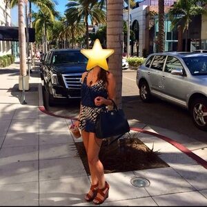 Club Monaco Blue Romper